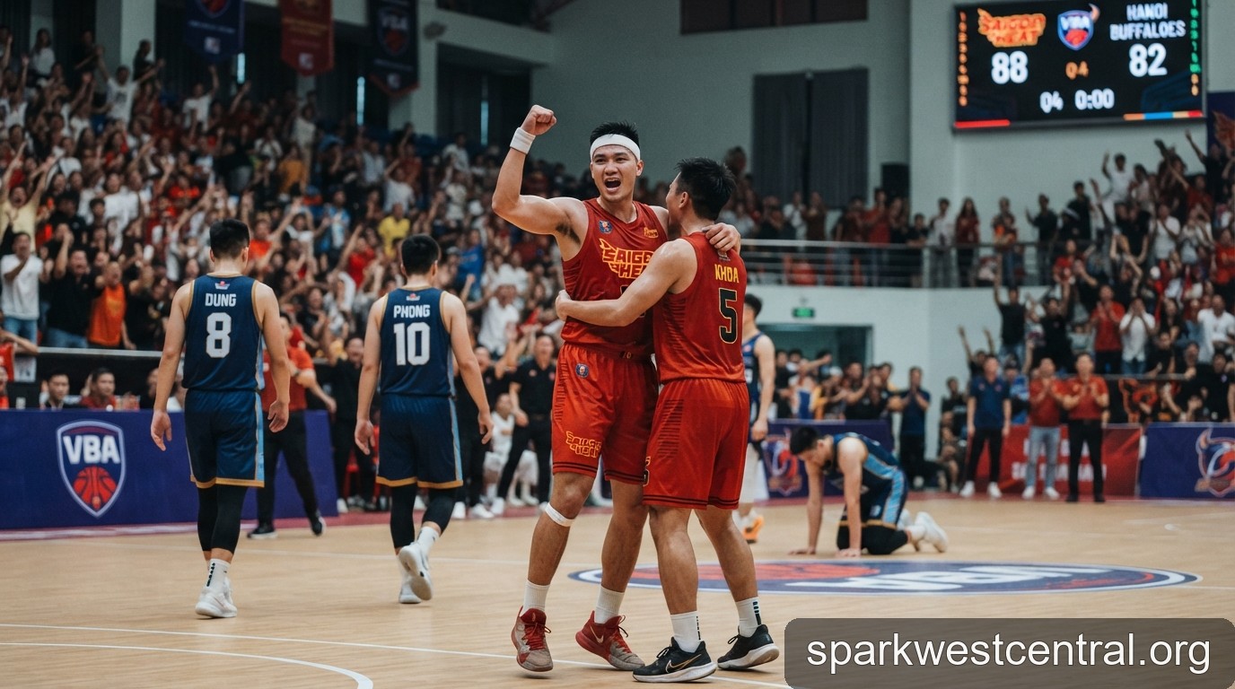 VBA Finals 2026: Saigon Heat chiếm ưu thế trước Hanoi Buffaloes trong trận cầu nghẹt thở - 2